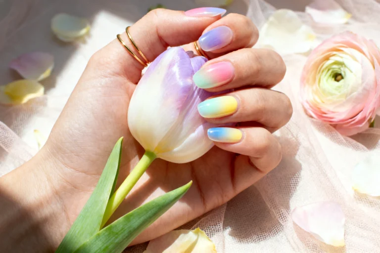 5 Aura Nail Sponges for Soft and Dreamy Spring Easter Nails