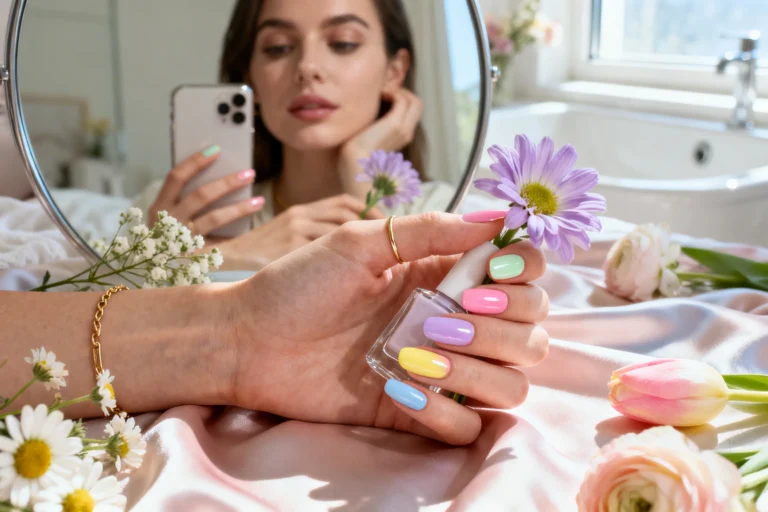 5 Base Coats for Long-lasting Pastel Easter Nails