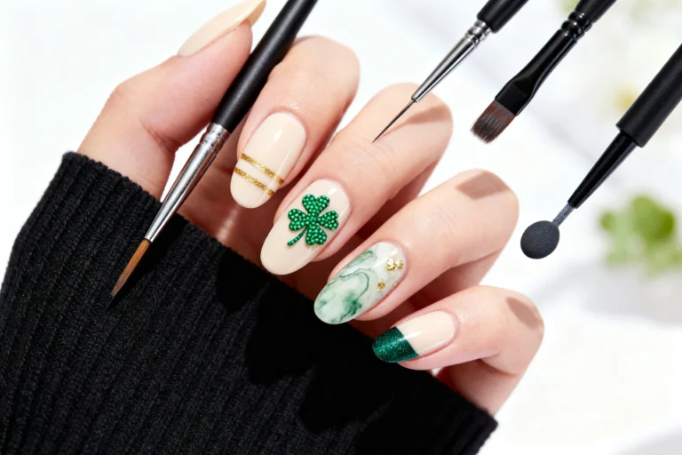 5 Essential Brushes for Detailed St Patrick’s Day Nail Ideas You’ll Love