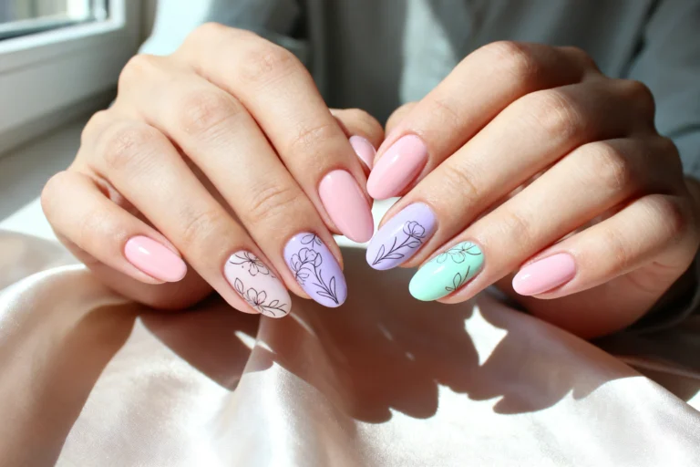 5 Floral Stamps for Easter Nail Ideas Spring