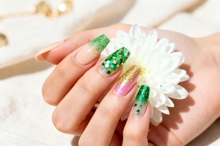 5 Glitter Top Coats for Standout St Patrick Day Nails