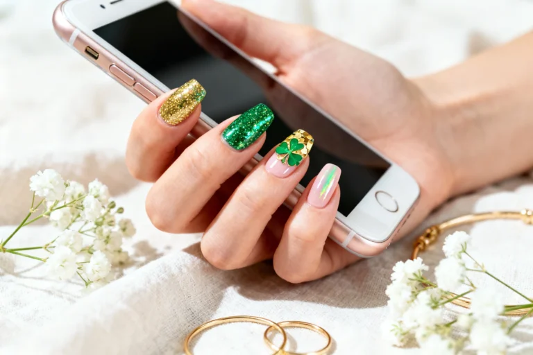 5 Glitter Top Coats for Standout St Patrick Day Nails