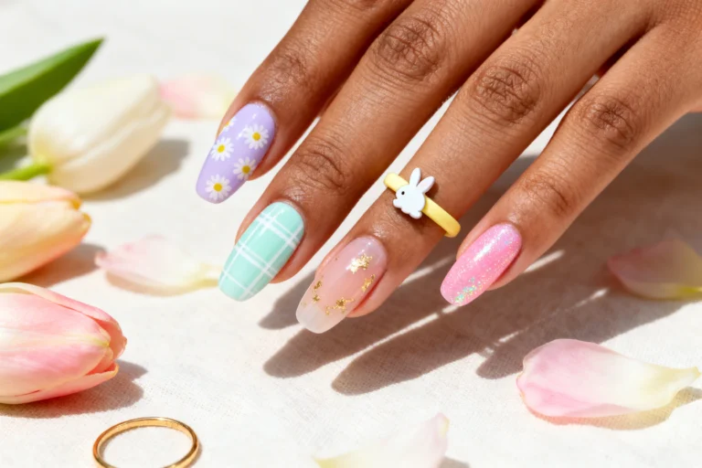 5 Nail Wraps for Quick Spring Easter Nails