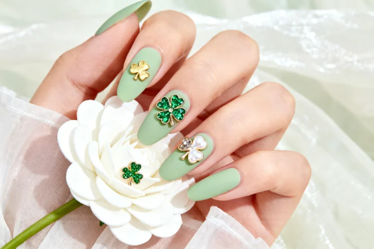 5 Shamrock Nail Charms for the Perfect St Pattys Nails