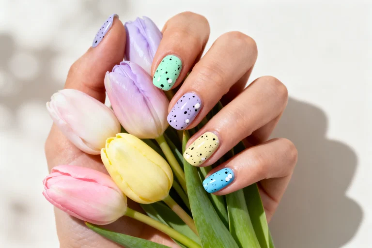 5 Speckled Polishes for Easter Nail Ideas