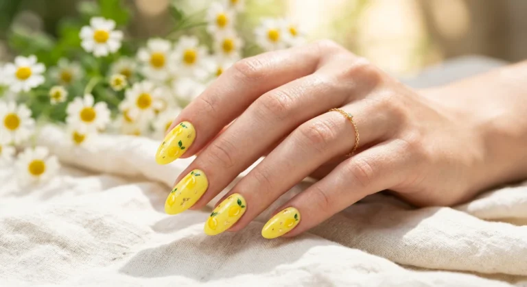 Bright Lemon Nail Designs That Feel Like Sunshine