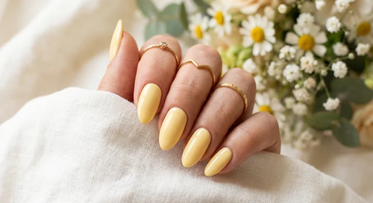 Butter Yellow Nails Are the Spring Aesthetic