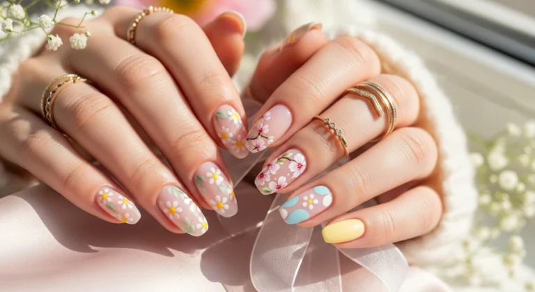 Cute Floral Nail Art Ideas for a Soft Spring Look