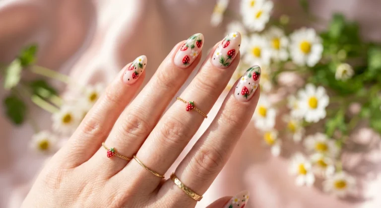 Cute Strawberry Nail Art Ideas for a Sweet Spring Look