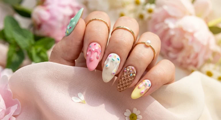 Ice Cream Dream Nail Art for Sweet Summer Days