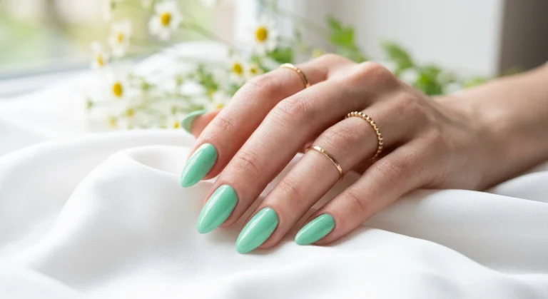 Mint Green Spring Nails That Feel Fresh