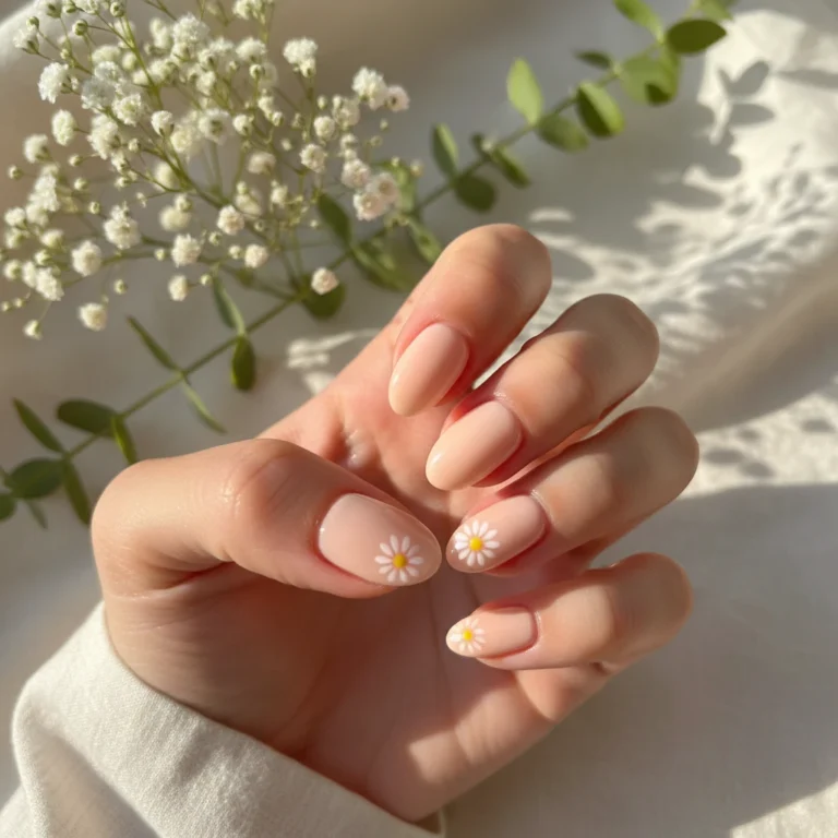 Simple Daisy Nail Art Ideas for a Cute Spring Style
