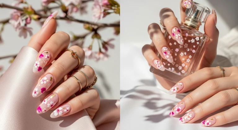 Spring Cherry Blossom Nail Ideas to Try This April