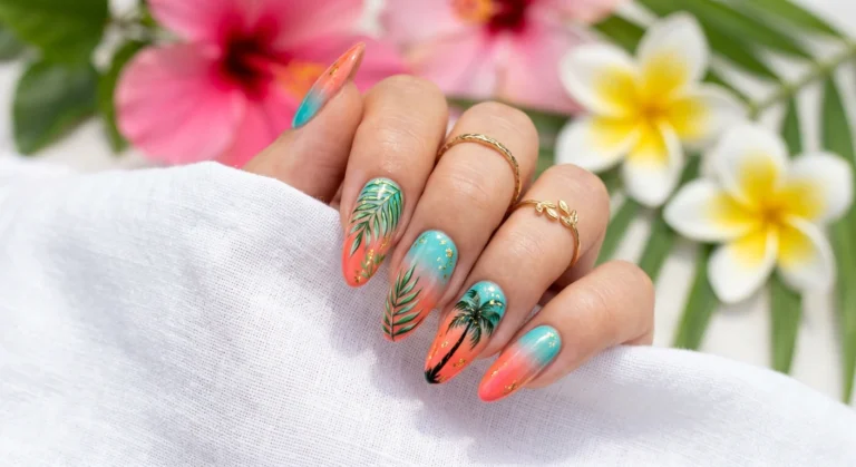 Tropical Summer Nail Ideas to Brighten Your Vacation